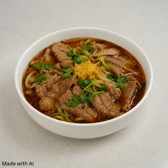 Fondue with Beef in Spicy Sauce (水煮牛)